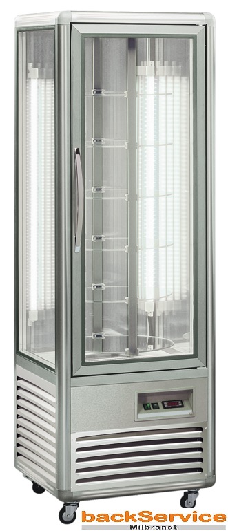 Kühlvitrine Snelle 350 R mit 6 drehbaren Glasablagen