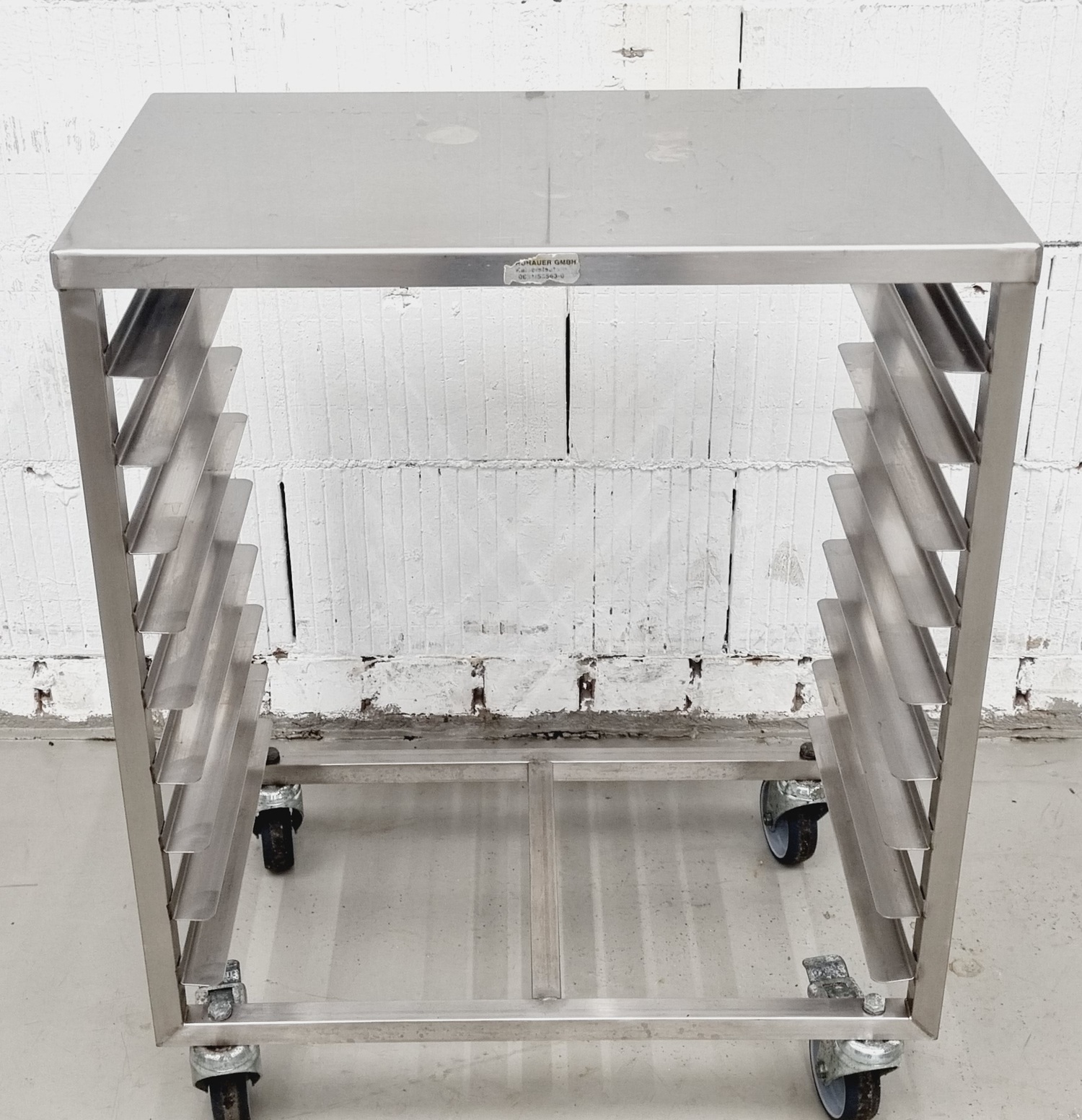 Tischwagen quer  für Bleche 60x40