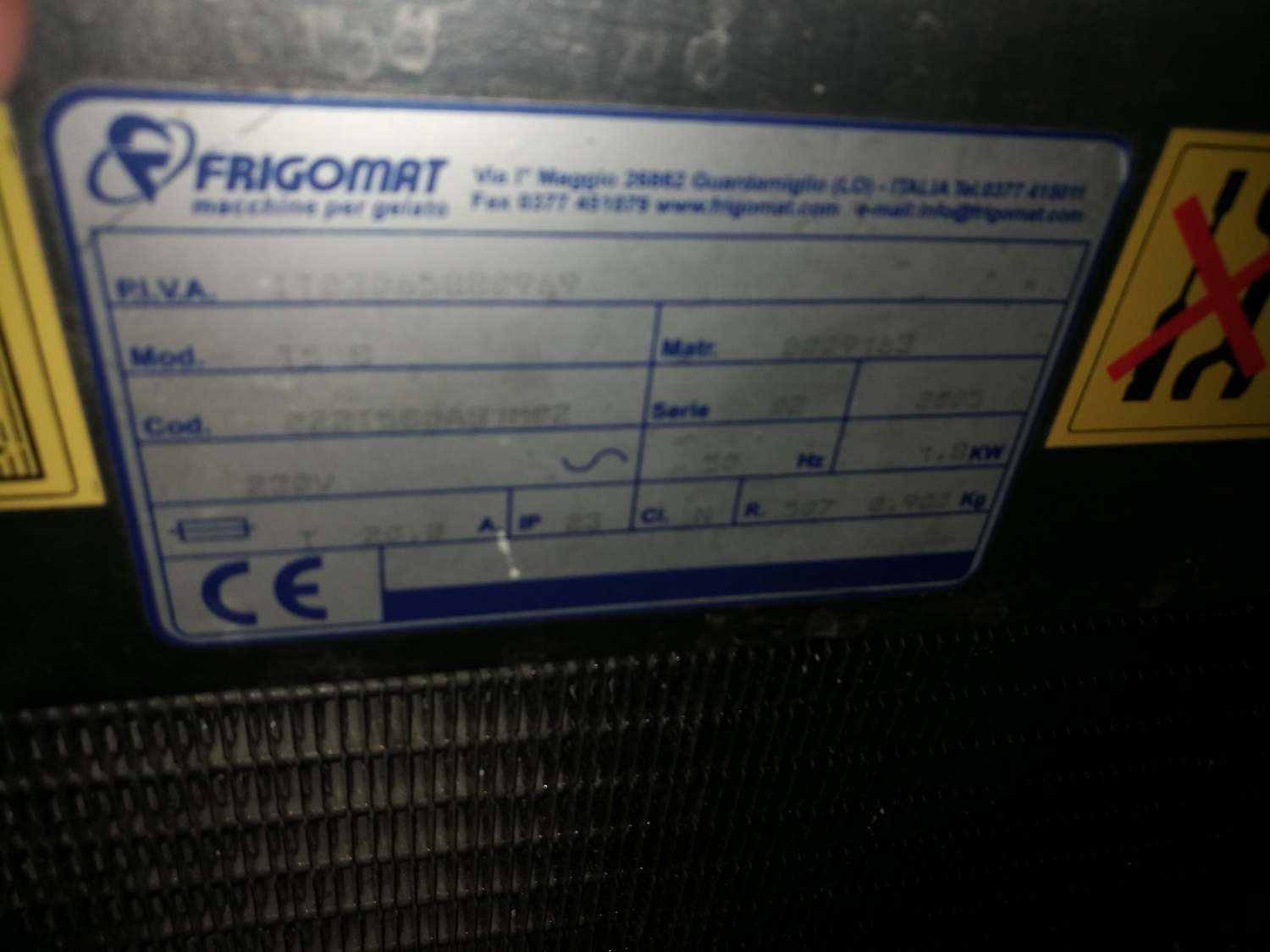 Speiseeismaschine Frigomat T 5 S