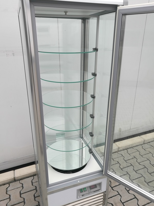 Kühlvitrine Snelle 350 R mit 6 drehbbaren Glasablagen